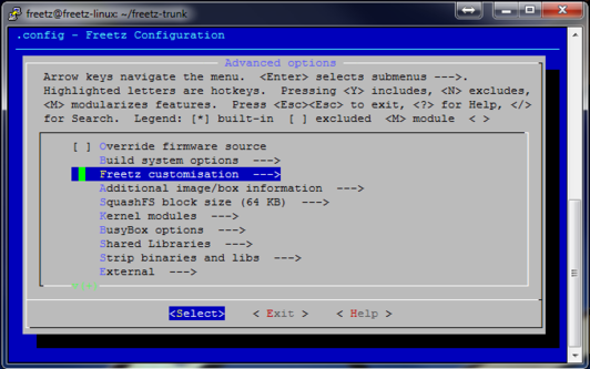 Patch : Advanced options